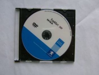 Peugeot Frankfurt IAA 2009 DVD Films Presse
