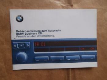 BMW Autoradio Business CD September 2000