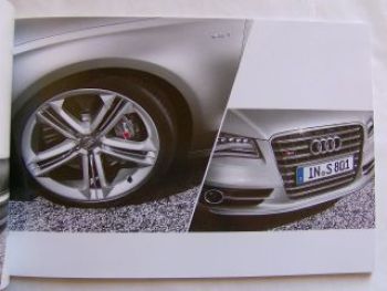 Audi S8 Prospekt September 2011 NEU