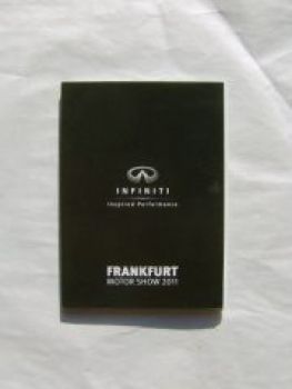 Infiniti Frankfurt Motorshow 2011 EX M G Coupè G FX