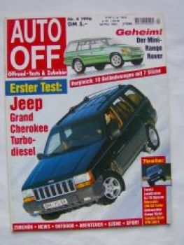 AUTO OFF 4/1996 LandCruiser KJ70 Special, Mercedes 290 GD Turbo