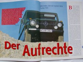 AUTO OFF 4/1996 LandCruiser KJ70 Special, Mercedes 290 GD Turbo