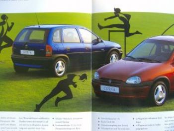 Opel Corsa B Atlanta Prospekt +Preisliste Dezember 1995