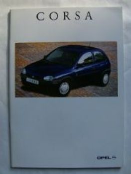 Opel Corsa B +CDX +Sport +City + GSi Juli 1995 +Preisliste