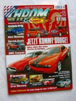 Chrom & Flammen 7/2006 Dodge Challenger,69er Charger "General Le