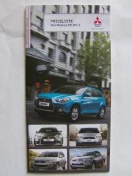 Mitsubishi Preisliste 9/2011 NEU