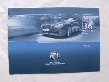 Alpina B6 Biturbo Cabrio F12 September 2011 NEU