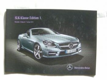 Mercedes Benz Preisliste SLK-Klasse Edition 1 R172 17.1.2011 NEU