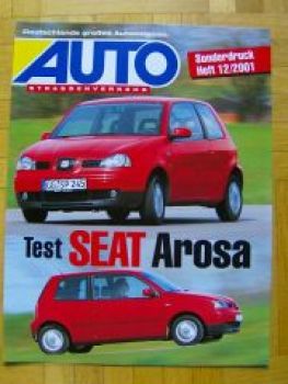 Auto Straßenverkehr 12/2001 Seat Arosa 1.4 Signo Test