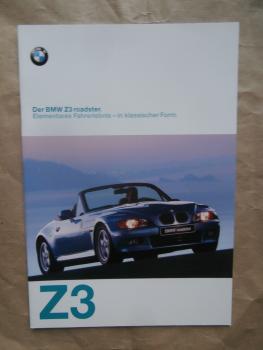 BMW Z3 roadster 1.8 1.9 2.8 +M E36/7 +Zubehör +Farben März 1997