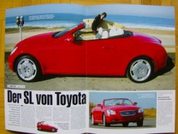 Auto Bild 5/2001 Lexus SC430 Fahrbericht