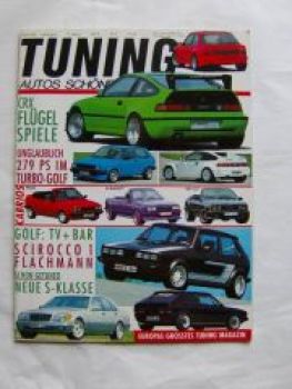 Tuning 4/1991 RMP Tuning BMW 635CSi E24 Cabrio, W140,Peters E30