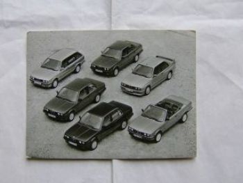 BMW Werkfoto 3er Reihe E30 325iX M3,Cabriolet,Touring,Limousine