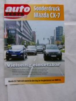 auto TESTS 6/2008 Mazda CX-7 vs. BMW X3 E83 vs. Freelander vs. M