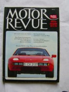 Motor Revue 1977/78 Porsche 928, Monteverdi Safari, Range Rover
