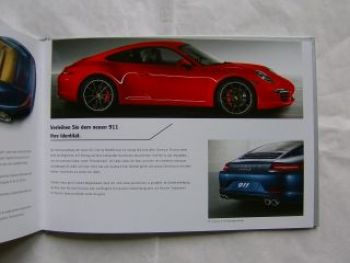 Porsche 911 (991) Vorstellungsfolien +Buch August 2011 NEU