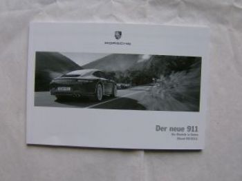 Porsche 911 (991) Preisliste September 2011 Carrera +S