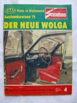 Der Deutsche Straßenverkehr 4/1971 Wolga GAS-24,Suzuki