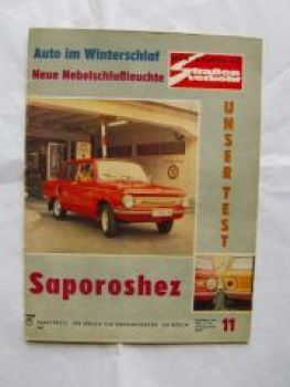 Der Deutsche Straßenverkehr 11/1971 Saporoshez SAS 966