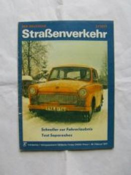 Der Deutsche Straßenverkehr 2/1977 Saporoshez 968 Test,Intercamp
