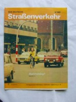 Der Deutsche Straßenverkehr 5/1983 Wartburg im Winter, Autoradio