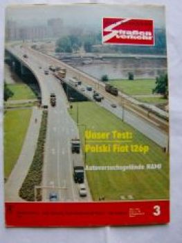 Der Deutsche Straßenverkehr 3/1975 Polski Fiat 126p im Test