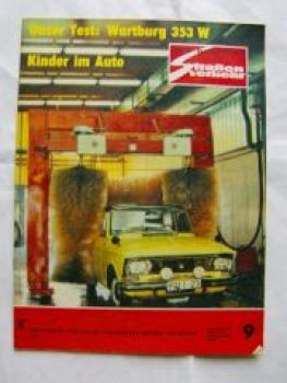 Der Deutsche Straßenverkehr 9/1975 Wartburg 353 W