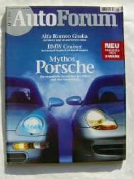 Auto Forum 9/1997 Porsche 911, BMW Cruiser,Z3, CLK320 W208