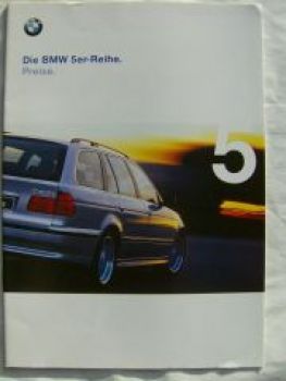 BMW 520i-540i,525tds,530d Touring E39 September 1998 Österreich