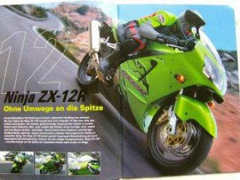 Kawasaki Ninja Series ZX-12R ZX-9R ZX-6R Janurar 2001 NEU