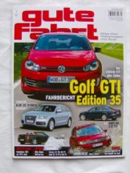 Gute Fahrt 7/2011 Golf GTi Edition 35, Q5 Hybrid, A6 2.0TDi,T5