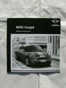 BMW Preisliste Mini Coupè R59 November 2011 +SD +JCW