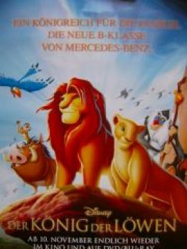 Mercedes Benz B-Klasse BR246 +König der Löwen Poster 2011