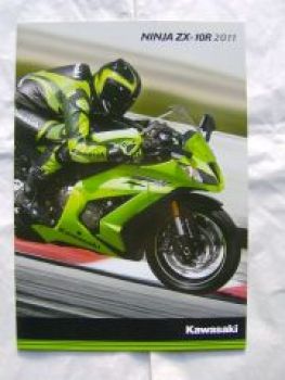 Kawasaki Ninja ZX-10R 2011 Prospekt NEU