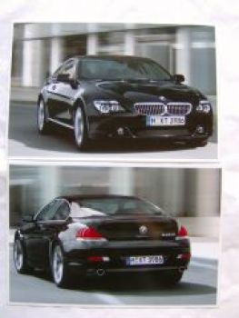 BMW 6er Coupè E63 Vorstellung 645Ci Großformat Fotos