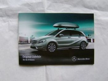 Mercedes Benz B-Klasse Original Zubehör BR246 November 2011