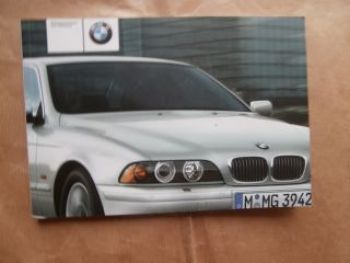 BMW 520i 525i 530i 535i 540i 520d 525d 530d E39 Anleitung Limousine Touring Februar 2003
