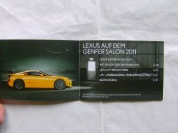 Lexus Genf 2011 LFA Nürburgring-Performance Paket