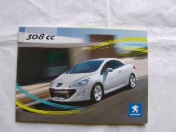 Peugeot 308CC Pressemappe +CD April 2009