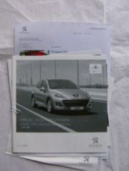 Peugeot 207 Pressetext +Preislisten +SW +CC April 2011