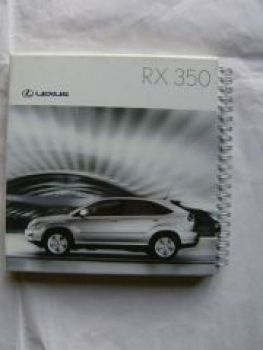 Lexus RX 350 Pressemappe 2006 +Fotos