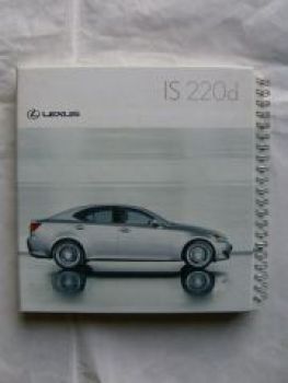 Lexus IS 220d Pressemappe 2006 +Fotos