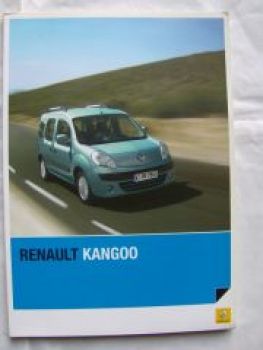 Renault Kangoo Pressemappe November 2007