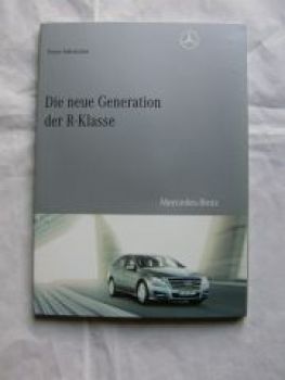 Mercedes Benz R-Klasse BR251 Mappe mit DVD/Fotos