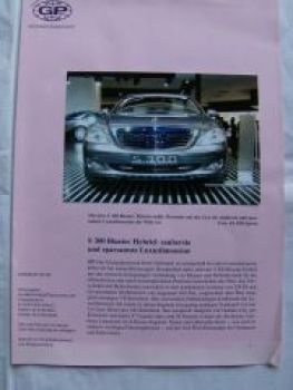 Mercedes Benz S300 Bluetech Hybrid BR221,T 204,F700