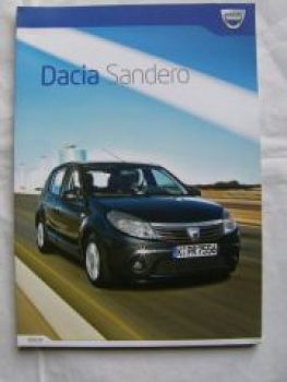 Dacia Sandero Pressemappe August 2008 nur TEXT
