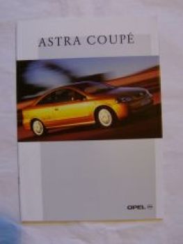 Opel Astra Coupè Prospekt April 2000 NEU Bertone