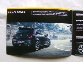 Opel Corsa D Black Edition November 2011 NEU