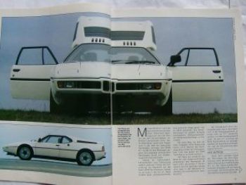 BMW Journal 6/1978 M1 E26 Test,BMW Motorrad