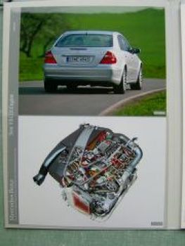 Mercedes Benz Pressemappe V8 Dieselmotor 2005